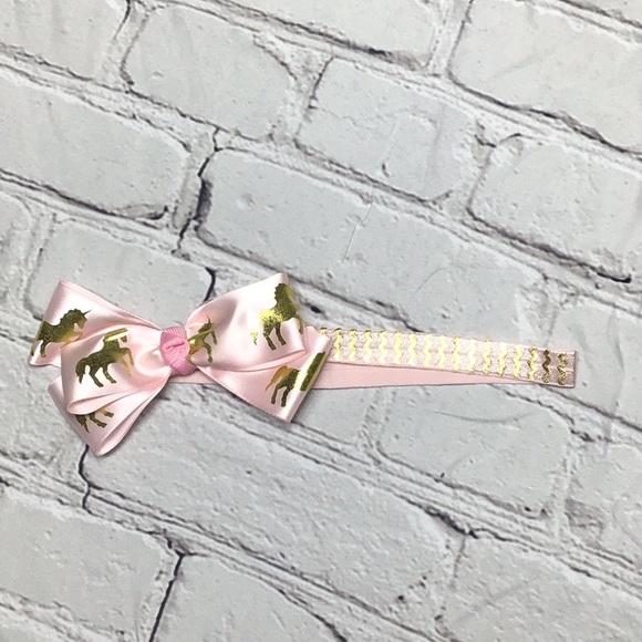 Hair Bows Handmade Size 9-12m Set of 4 - Picture 4 of 5